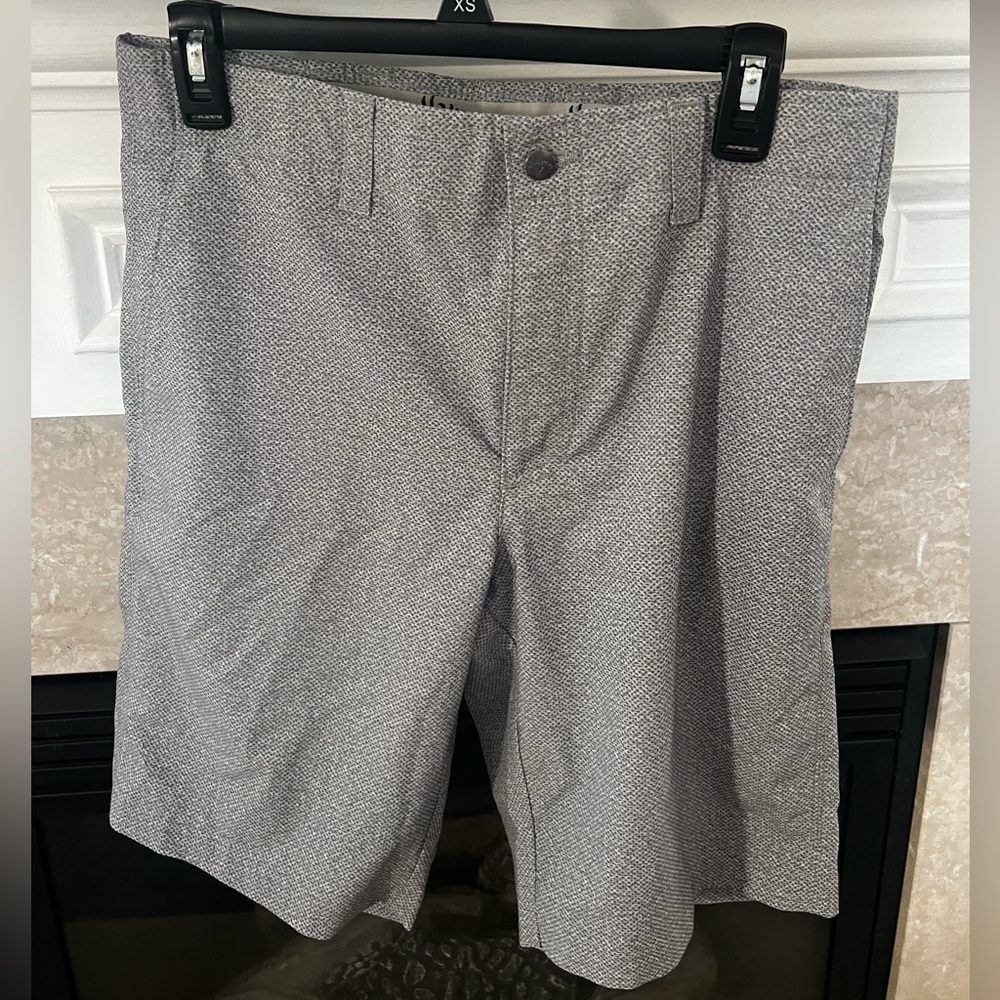 Men's Gray grey Patterned golf Shorts